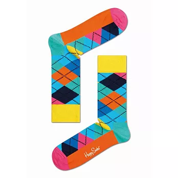 【G.T Company】Happy Socks BArgyle 瑞典時尚彩襪品牌S桃紅橘黑藍