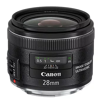 (公司貨)Canon EF 28mm F2.8 IS USM 廣角定焦鏡頭-送TOKO濾鏡(58)+大吹球清潔組+LP1專業拭鏡筆