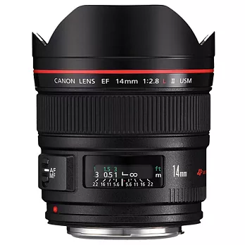 (公司貨)Canon EF 14mm F2.8 L II USM 超廣角定焦鏡頭-送大吹球清潔組+LP1專業拭鏡筆