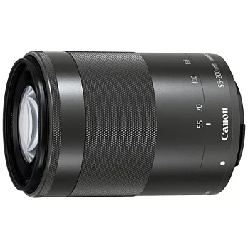 (平行輸入)Canon EF-M 55-200mm F4.5-6.3 IS STM 望遠變焦鏡頭-送保護鏡(52)+拭鏡筆