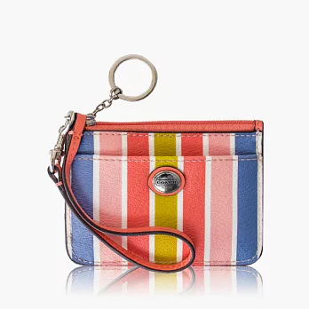 【COACH 零錢收納】PVC / 鑰匙圈 / 零錢包_彩色