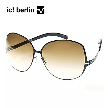 【ic!berlin太陽眼鏡】Lundi 墨鏡/明星熱愛款-槍色框/棕鏡面(Lundi:gun metal)
