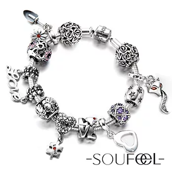 【SOUFEEL charms】925純銀串珠組(不含手鍊)A組