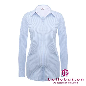 德國【bellybutton】孕婦裝 - 細條紋襯衫36藍白細條紋
