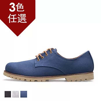 PLAYER率性布面休閒鞋 (FFP17)26.5藍