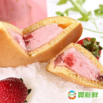 【卡莎貝拉】銅鑼燒冰淇淋〝草莓〞85g/顆