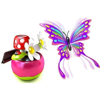 【Amuzinc酷比樂】療癒系玩具 ROBO／太陽能蝴蝶組