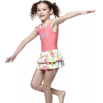 【SAIN SOU】女童連身裙泳裝附泳帽A8842795共同(印花)