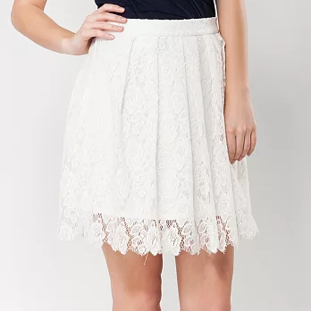 【INF】時尚唯美蕾絲短裙15035S白色