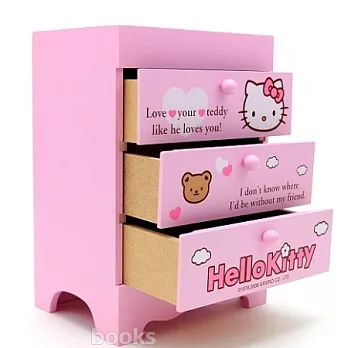 SANRIO【Hello Kitty】飾品迷你收納櫃