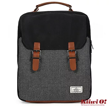 【Kiiwi O!】Basic後背包 黑色亞歷山大