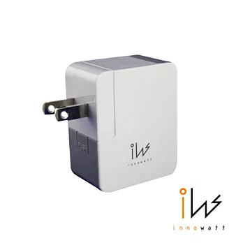 innowatt 12W Power mini 雙USB輸出口充電插座白色