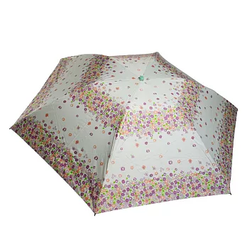 【UH】AURORA - 粉彩花漾折傘 - 綠色