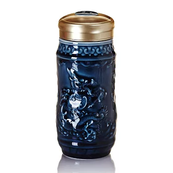 【UH】乾唐軒活瓷 - 礦藍釉隨身杯(560ml) - 乾坤在握