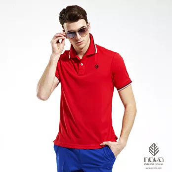 【NOYA】Coolmax經典設計男款polo衫(#21920002)M紅色