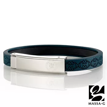 MASSA-G Color For【W】ing 專色之翼鍺鈦手環-深海綠
