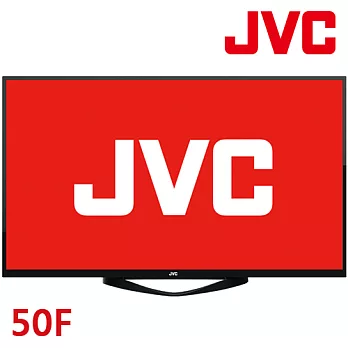 JVC 50吋 FHD LED連網液晶顯示器+視訊盒(50F)＊送高級浴巾+HDMI線