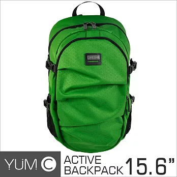 美國Y.U.M.C. Greenwich格林系列Active Backpack 15.6吋筆電後背包綠色