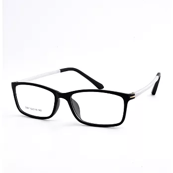 Gluck！ 時尚炫彩 扁方框平光眼鏡3067-2黑