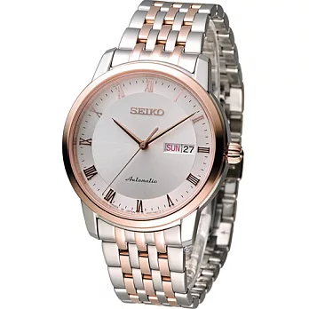 精工 SEIKO Presage 尊爵羅馬經典機械腕錶 4R36-04E0KS SRP696J1 雙色