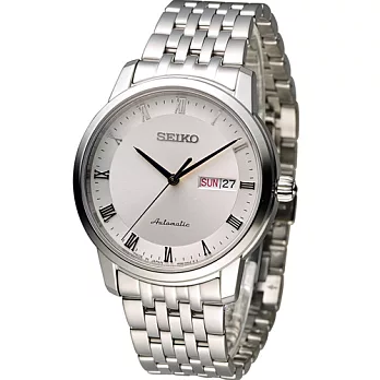 精工 SEIKO Presage 尊爵羅馬經典機械腕錶4R36-04E0S SRP691J1 白