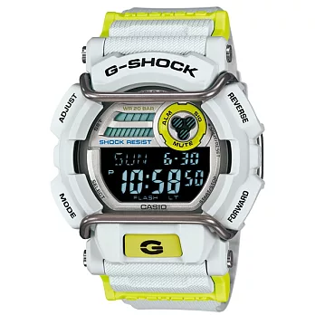 G-SHOCK 悍將生力軍超世代運動腕錶-螢灰-GD-400DN-8