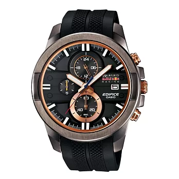 CASIO EDIFICE Infiniti Red Bull Racing2015春夏系列聯名錶款-灰金-EFR-543RBP-1A