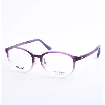 Gluck!繽紛耀眼 圓框平光眼鏡 40-Violet霧紫色漸層