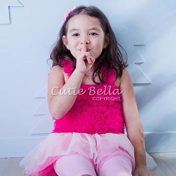 Cutie Bella雪紡紗蓬蓬上衣Rose Pink(130CM)