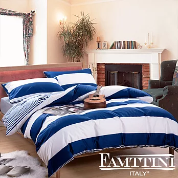義大利Famttini【安德魯斯】雙人四件式活性精梳棉床包被套組