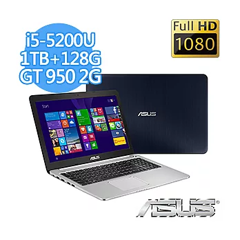 ASUS K501LX-0061A5200U 15.6吋 FHD i5-5200U GTX950 2G獨顯 金屬輕薄美型筆電