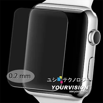 嚴選奇機膜 最新 Apple Watch 0.2mm 鋼化玻璃膜 立體感美化 螢幕保護貼_38mm