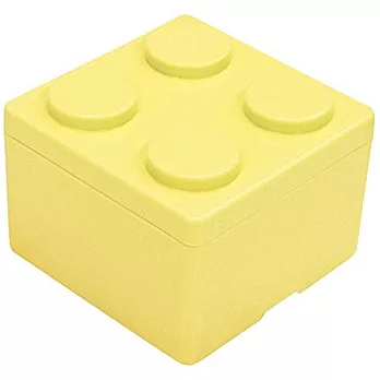 【UH】dialock - 粉彩積木造型置物盒(小) - 黃色