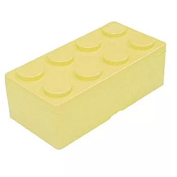 【UH】diablock - 粉彩積木造型置物盒(大) - 黃色