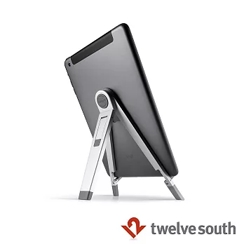 Twelve South Compass 2 立架 - 適用 iPad 與各種行動裝置產品-銀色(12-1312)