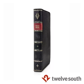 Twelve South BookBook iPhone 6 復古書仿舊皮革保護套-黑色(12-1433)
