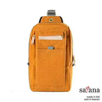 satana - 好動生活 街頭時尚斜肩包 - 黃玉色