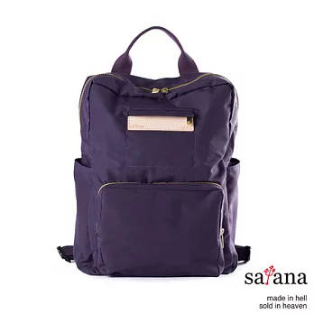 satana - 好動生活 極簡輕便摺疊後背包 - 紫色