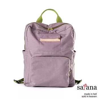 satana - 好動生活 極簡輕便摺疊後背包 - 接骨木紫