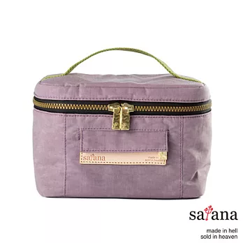 satana - 好動生活 復古風尚化妝包/野餐包 -接骨木紫