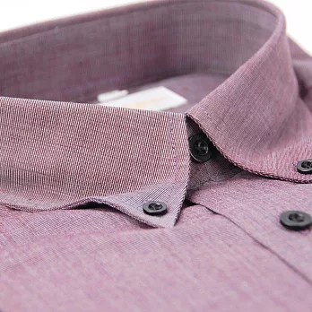 【金安德森】紫色黑釘扣領短袖襯衫15紫色