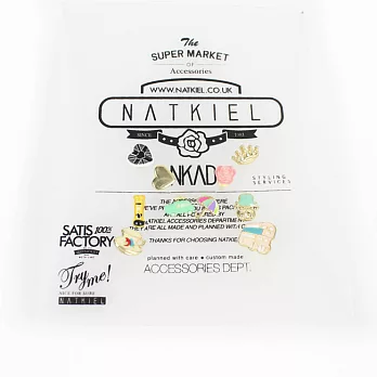 英國NATKIEL-英倫風多層次混搭鮮豔造型十款組合耳環