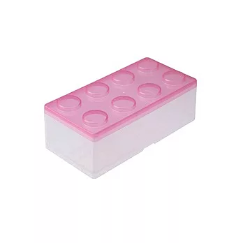 【UH】diablock - 造型積木置物盒(大) - 粉紅色