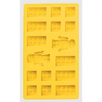 【UH】diablock - 可愛積木造型製冰盒(四色可選) - 黃色