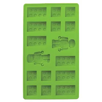 【UH】diablock - 可愛積木造型製冰盒(四色可選) - 綠色