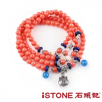 石頭記 智慧圓滿珊瑚平安珠-藍(任選三款)無福氣