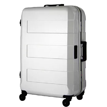 日本 LEGEND WALKER 6021-64-26吋 PC材質超輕量行李箱26吋白色