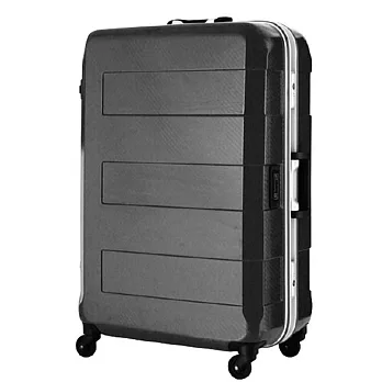 日本 LEGEND WALKER 6021-64-26吋 PC材質超輕量行李箱26吋黑色