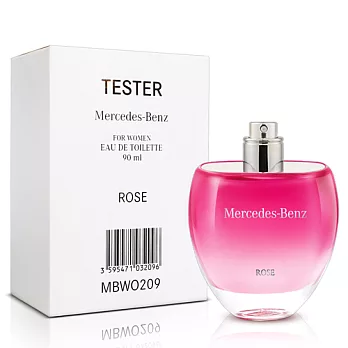Mercedes Benz 賓士玫瑰情懷女性淡香水-Tester(90ml)-送品牌針管