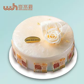 【2015白木屋】6吋金玫瑰父親節蛋糕(蛋糕專用盒冷凍宅配到府)